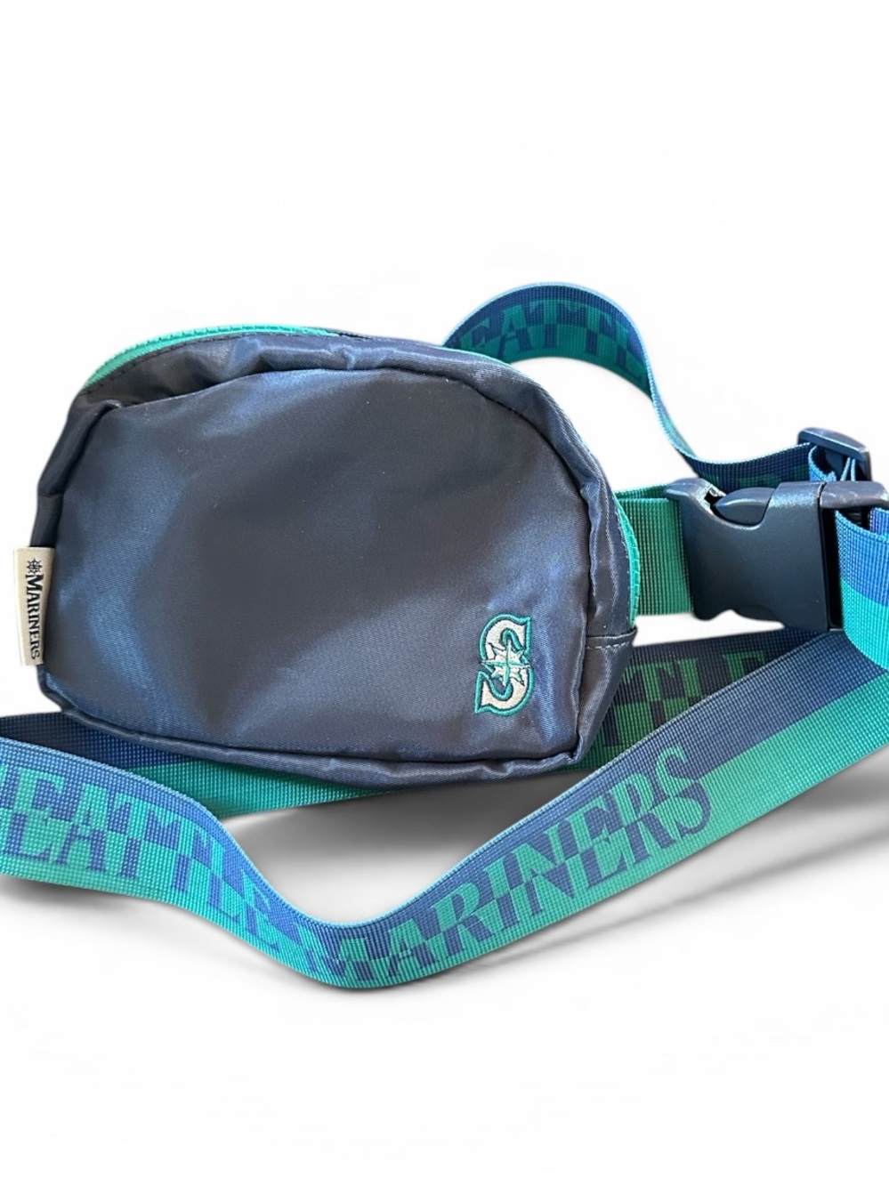 Seattle Mariners Blue Teal Belt Bag Like New